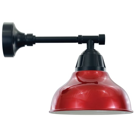 A large image of the ANP Lighting BEU13-64-E35UR12 Candy Apple Red and Black