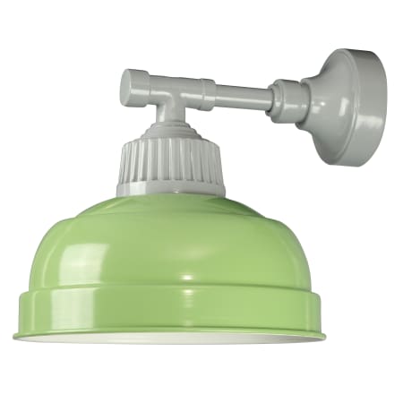 A large image of the ANP Lighting BRU14-E35UT12 Aspen Green / Putty