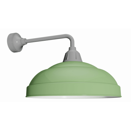 A large image of the ANP Lighting BRU22-E31UR18 Aspen Green