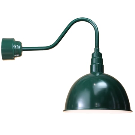 A large image of the ANP Lighting D618-M024LDNW40K-RTC-E6 Marine Grade Forest Green