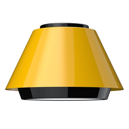 A large image of the ANP Lighting MDS12-M010LD-30K-BLC5W ANP-MDS12-M010LD-30K-BLC5W-Shade Only (Sunny Yellow / Black)