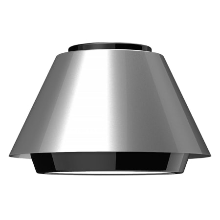 A large image of the ANP Lighting MDS20-MB-BLC ANP-MDS20-MB-BLC-Shade Only (Silver / Black)