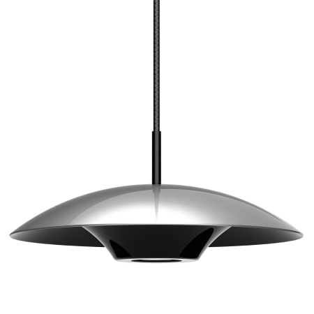 A large image of the ANP Lighting MDW16-M010LD-30K-BLC5W Silver / Black