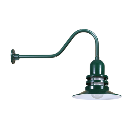 A large image of the ANP Lighting ORB12-FR-E6 Marine Grade Forest Green