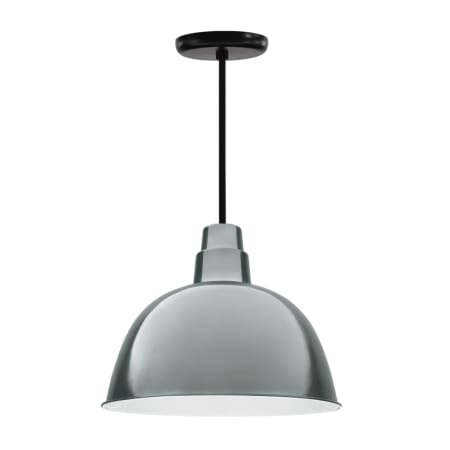A large image of the ANP Lighting OSD638-BLC Black Silver