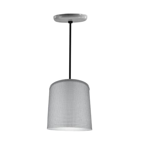 A large image of the ANP Lighting OSOC20-BLC Textured Silver