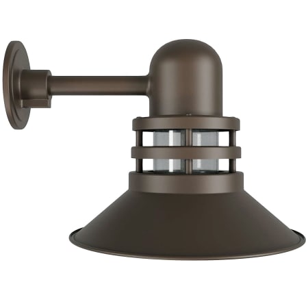 A large image of the ANP Lighting Q-ORB12-FR-E20 Architectural Bronze