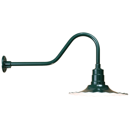 A large image of the ANP Lighting R916-E6 Marine Grade Forest Green