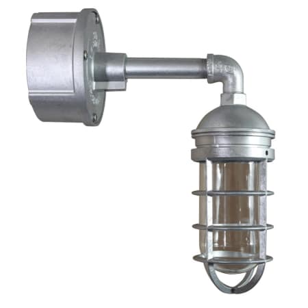 A large image of the ANP Lighting VTP100GLCL-RTCNC-32WPL-GUPC-E22 Galvanized