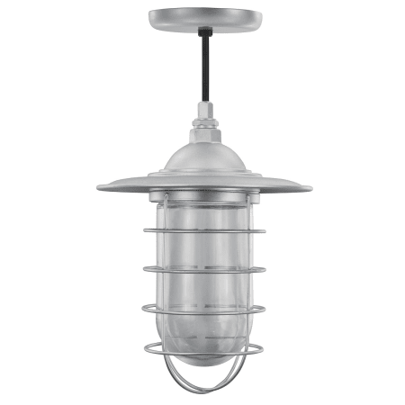 A large image of the ANP Lighting VTP200GLCL-BLC-GUP-VTS Galvanized