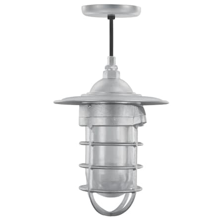 A large image of the ANP Lighting VTP200GLCL-BLC-GUPC-VTS Galvanized