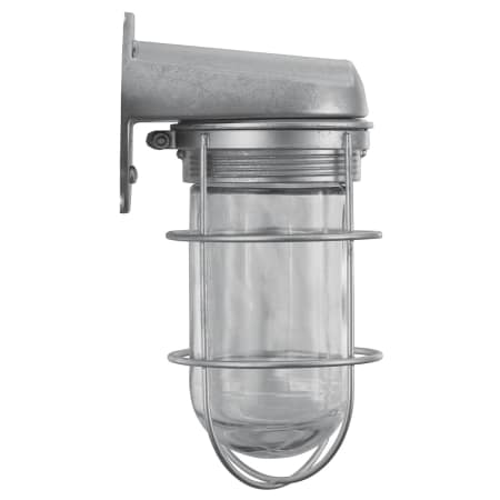 A large image of the ANP Lighting VTW100GLCL-GUP Galvanized