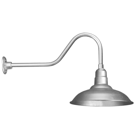 A large image of the ANP Lighting W516-E6 Galvanized