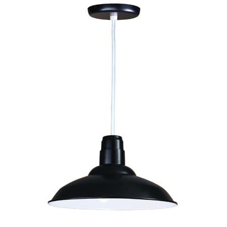 A large image of the ANP Lighting W516-WHC Black