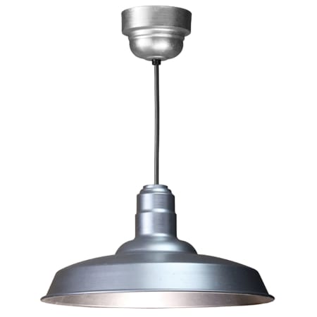 A large image of the ANP Lighting W518-M016LDNW40K-RTC-BLC Galvanized