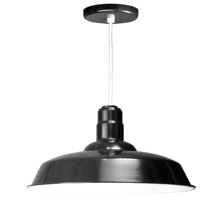 A large image of the ANP Lighting W520-WHC Black