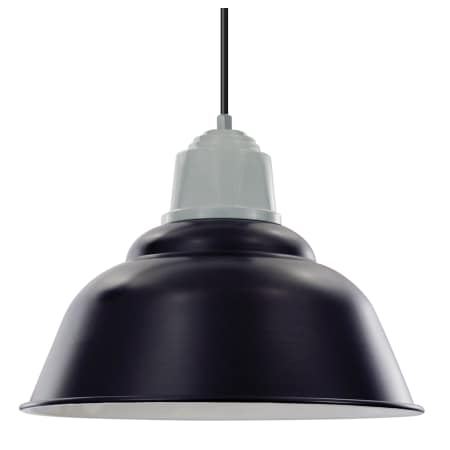 A large image of the ANP Lighting WDU516-BLCUE Black / Putty