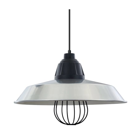 A large image of the ANP Lighting WFU522-BLCUR-GUP120 Extreme Chrome / Black