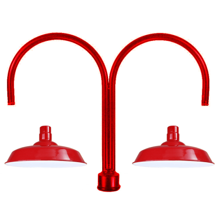 A large image of the ANP Lighting W520-43-PM20-43 Red