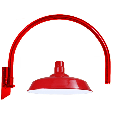 A large image of the ANP Lighting W520-43-WM55-43 Red