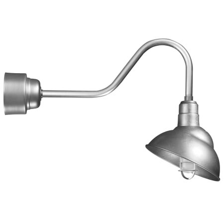 A large image of the ANP Lighting M712-49-E6-49-100GLFR-GUP-49-RTC Galvanized