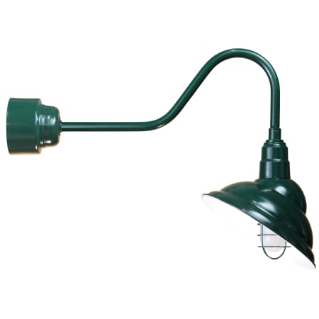 A large image of the ANP Lighting M714-42-E6-42-200GLFR-GUP-42-RTC Forest Green
