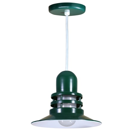 A large image of the ANP Lighting ORB12-FR-42-WHC-42 Forest Green