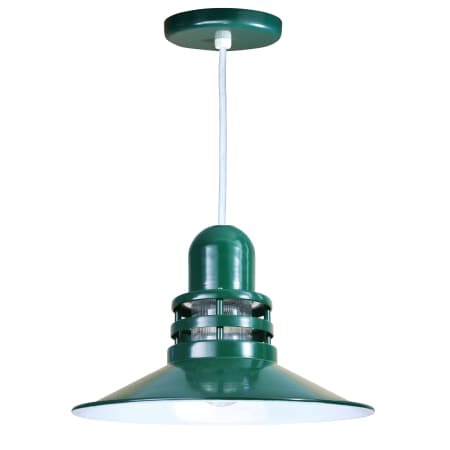 A large image of the ANP Lighting ORB16-FR-42-WHC-42 Forest Green