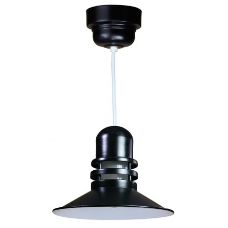 A large image of the ANP Lighting ORB216-FR-41-RWHC Black