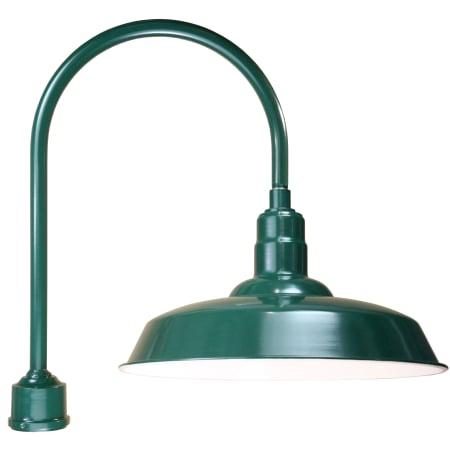 A large image of the ANP Lighting W520-41-PM10-41-BD3S9 Forest Green