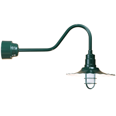A large image of the ANP Lighting R916-42-E6-42-100GLFR Forest Green
