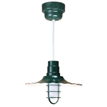 A large image of the ANP Lighting R916-42-100GLFR-GUP-42-RWHC Forest Green