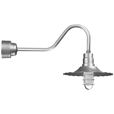 A large image of the ANP Lighting R916-49-E6-49-100GLFR Galvanized