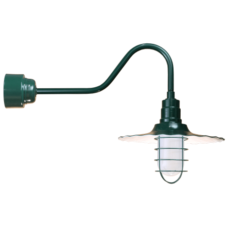 A large image of the ANP Lighting R918-42-E6-42-200GLFR Forest Green