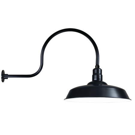 A large image of the ANP Lighting W520-41-E3-41-100GLFR-GUP100 Black