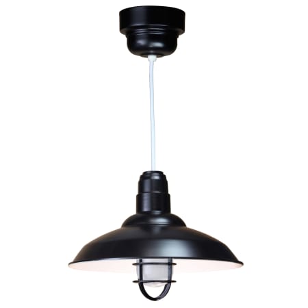 A large image of the ANP Lighting W516-41-100GLFR-GUP-41-RWHC Black