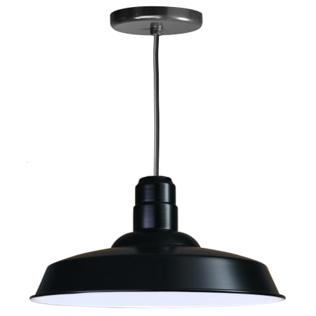 A large image of the ANP Lighting W518-41-BLC-41 Black