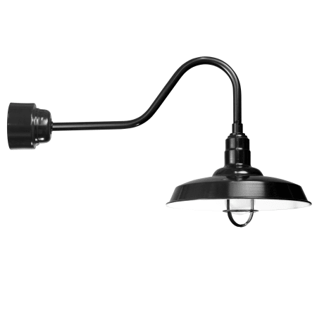 A large image of the ANP Lighting W518-41-E6-41-100GLFR Black