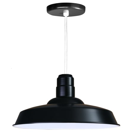 A large image of the ANP Lighting W518-41-WHC-41 Black