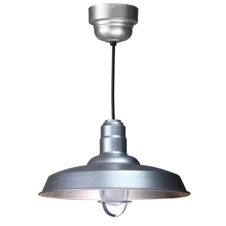 A large image of the ANP Lighting W518-49-100GLFR-GUP-49-RBHC Galvanized