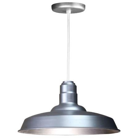 A large image of the ANP Lighting W518-49-WHC-49 Galvanized