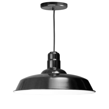 A large image of the ANP Lighting W520-41-BLC-41 Black