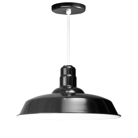 A large image of the ANP Lighting W520-41-WHC-41 Black