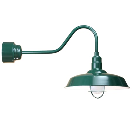 A large image of the ANP Lighting W520-42-E6-42-200GLFR Forest Green