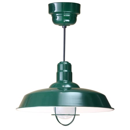 A large image of the ANP Lighting W520-42-200GLFR-GUP-42-RBHC Forest Green