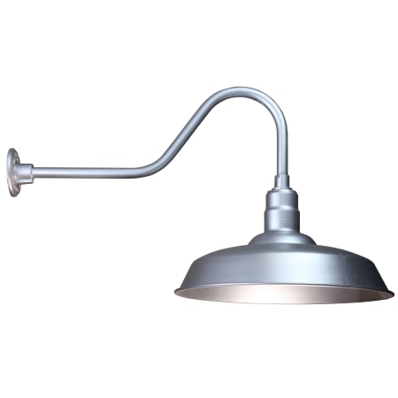 A large image of the ANP Lighting W520-49-E6-49 Galvanized