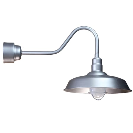 A large image of the ANP Lighting W520-49-E6-49-200GLFR Galvanized