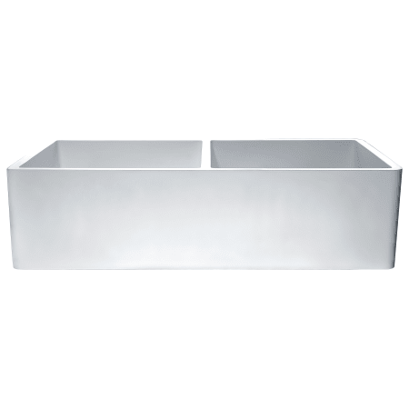 A large image of the Anzzi K-AZ22-2A ANZZI-K-AZ22-2A-Glossy White front wall view