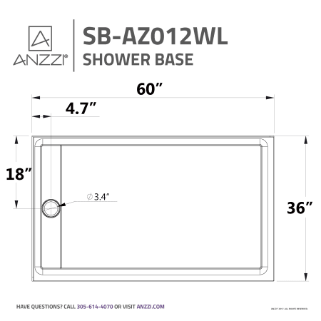 A large image of the Anzzi SB-AZ012 Alternate Image