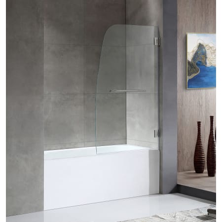 A large image of the Anzzi SD1001-3060R White / Brushed Nickel